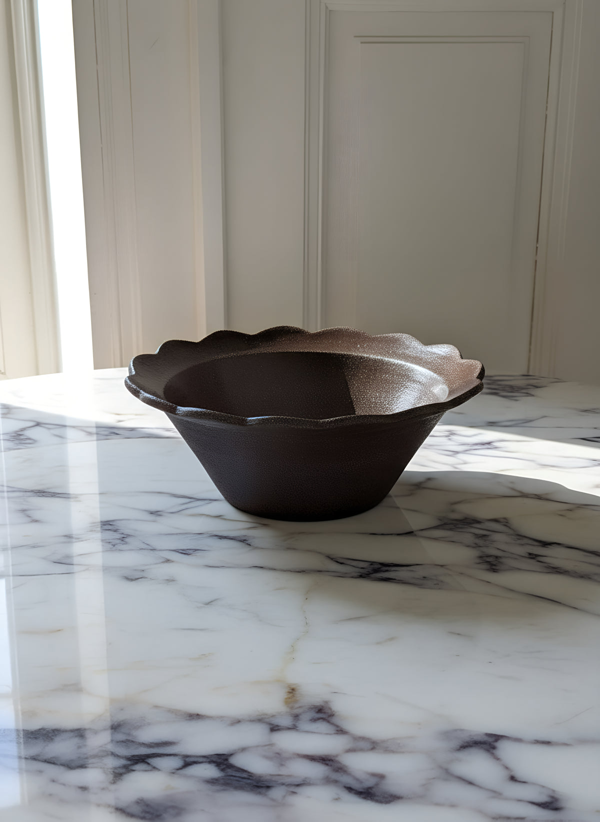 Stoneware French Dairy Bowl Pumpernickel